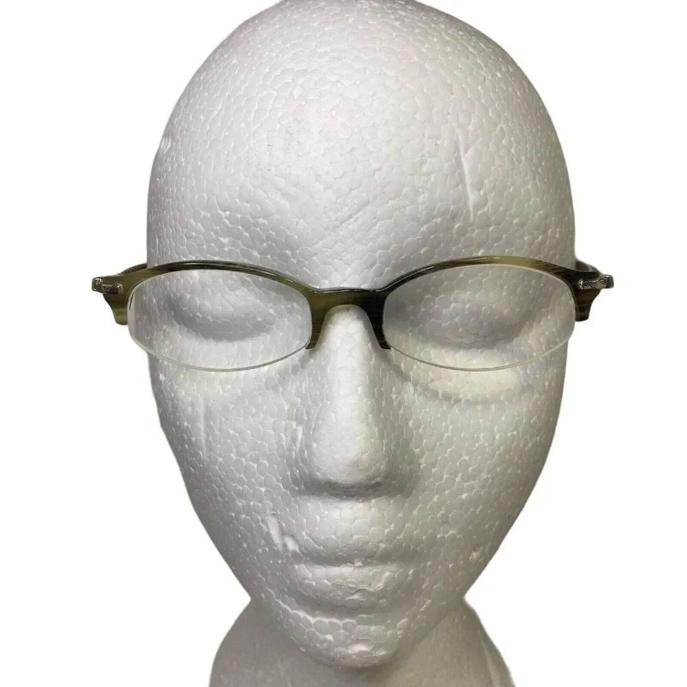 #5288 BRIGHTON WOMEN'S HAND MADE Marble Stainless Steel Eyewear Frames 48-18-140